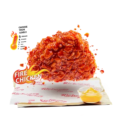 Fire Chicken 1pcs