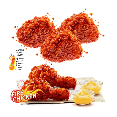 Fire Chicken 5pcs
