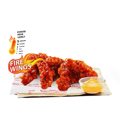 Fire Wings 3pcs