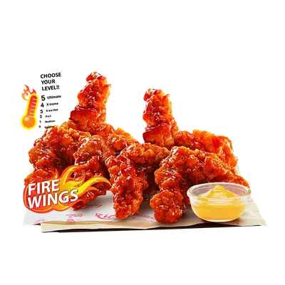 Fire Wings 6pcs